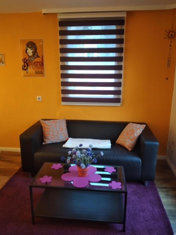 Ferienwohnung "Kunterbunt" Mit Burgblick Und Dachterrasse Monschau Eksteriør billede