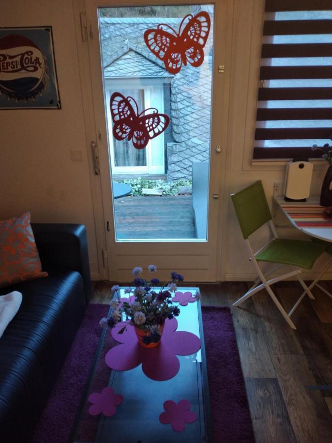 Ferienwohnung "Kunterbunt" Mit Burgblick Und Dachterrasse Monschau Eksteriør billede